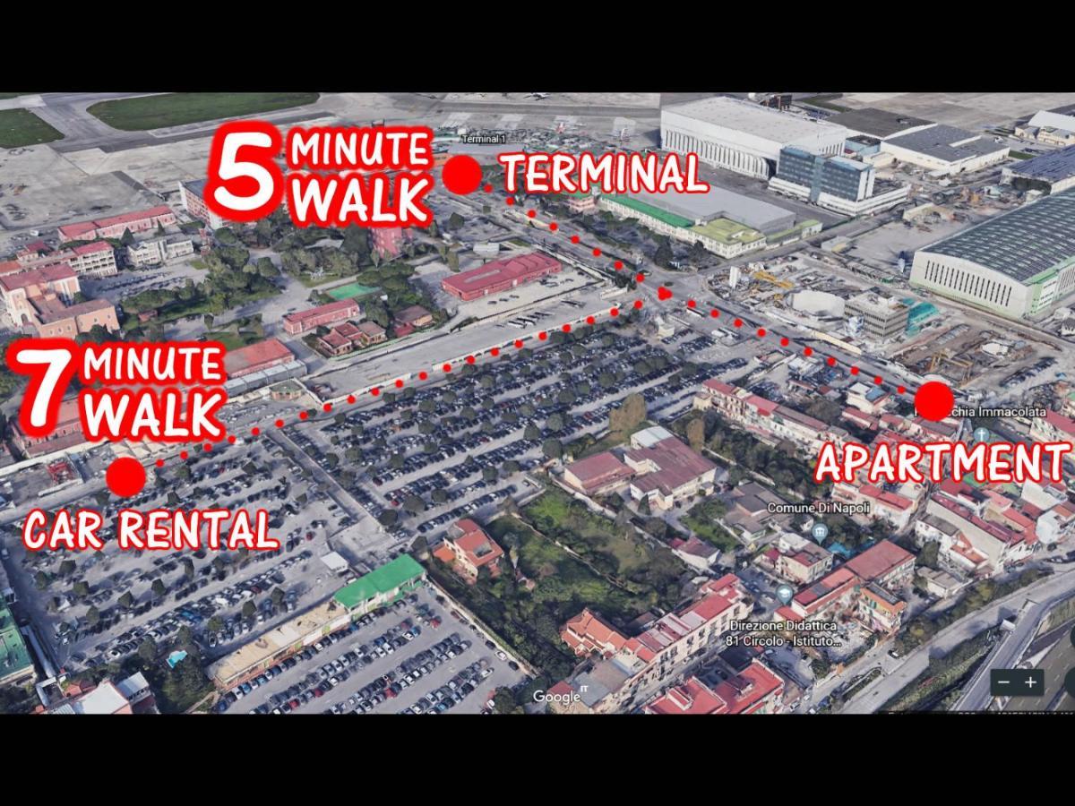 Апартаменты La Casetta Arancione Nell'Aeroporto Di Napoli Экстерьер фото